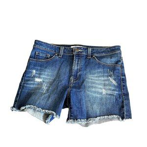 Boston Proper Blue Denim Shorts